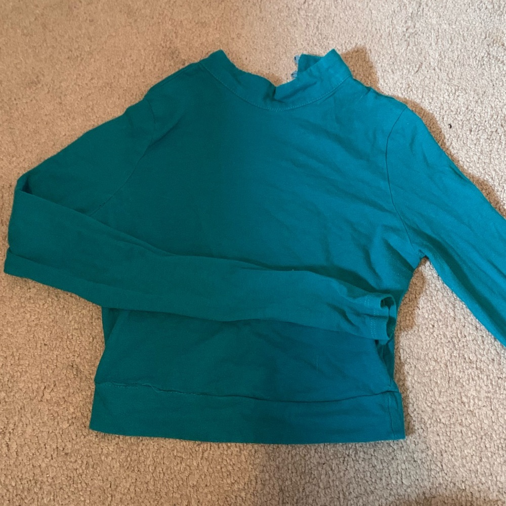 Long sleeve crop top